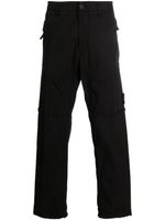 Stone Island pantalon droit à patch Compass - Noir