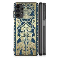 Samsung Galaxy A13 4G Bloemen Hoesje Beige Flowers