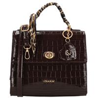 Charm London Handtas/Schoudertas Knightsbridge Donker Bruin