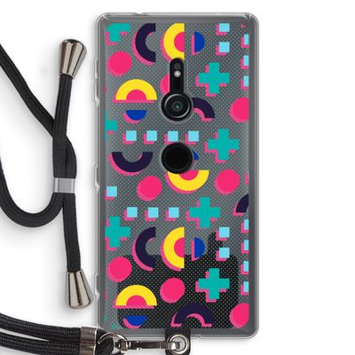 8-bit N°2: Sony Xperia XZ2 Transparant Hoesje met koord