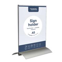Kaarthouder europel a5 t-standaard acryl alu