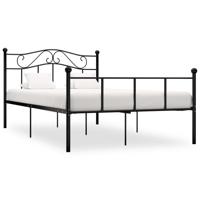 Bedframe metaal zwart 140x200 cm