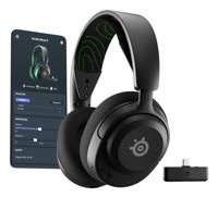 Steelseries 61676 hoofdtelefoon/headset Draadloos Hoofdband Gamen Zwart - thumbnail