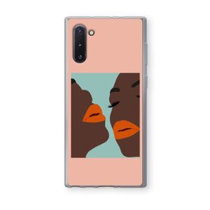 Orange lips: Samsung Galaxy Note 10 Transparant Hoesje