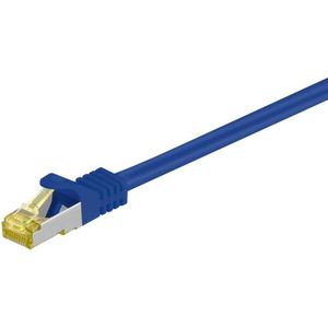 goobay Patchkabel RJ-45 S/FTP met Cat.7 kabel 0,25 meter, Ruwe kabel