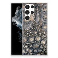 Samsung Galaxy S22 Ultra TPU Hoesje Krokodillenprint