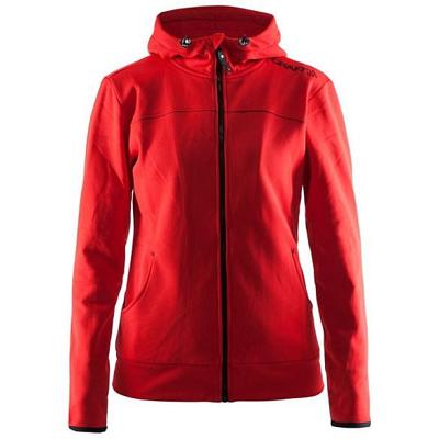 Craft Leisure vrijetijdsjack (met capuchon) rood dames Craft Leisure vrijetijdsjack (met capuchon) rood dames