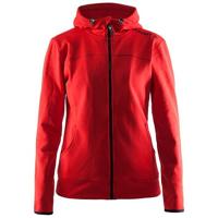 Craft Leisure vrijetijdsjack (met capuchon) rood dames