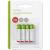 Nedis BANM9HR034B Oplaadbare NiHM AAA-batterij 1.2V HR03 950 mAh (4 stuks)