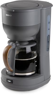 Filterkoffiezetapparaat - DOMO - DO754K - 1,25 L - 10 kopjes - Grijs / Hout