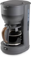 Filterkoffiezetapparaat - DOMO - DO754K - 1,25 L - 10 kopjes - Grijs / Hout