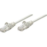 Intellinet 318228 RJ45 Netwerkkabel, patchkabel CAT 5e U/UTP 0.50 m Grijs 1 stuk(s) - thumbnail