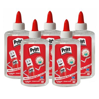 Pritt Multi Glue alleslijm - 5x - fles 150 gr - hobbylijm - knutsellijm - voor diverse materialen