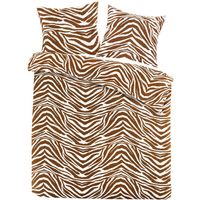 Day Dream Dekbedovertrek Flanel Zebra -Lits-jumeaux (240 x 200/220 cm) - thumbnail