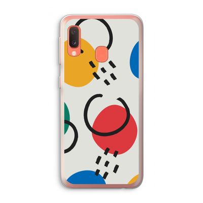 Illustratieve pop 3: Samsung Galaxy A20e Transparant Hoesje