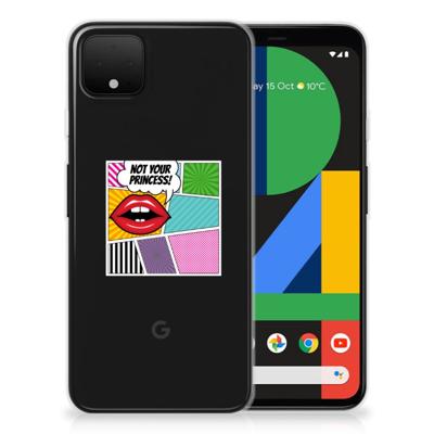 Google Pixel 4 XL | Sillicone Back Cover | Popart Princess Google Pixel 4 XL | Sillicone Back Cover | Popart Princess