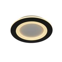 Searchlight PlafonniereRingo Ø 25cm zwart - 44712BK