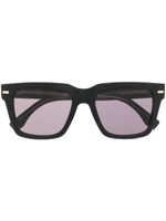 BOSS lunettes de soleil teintées à monture carrée - Noir