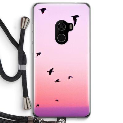 Fly away: Xiaomi Mi Mix 2 Transparant Hoesje met koord