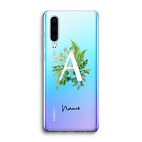 Green Brush: Huawei P30 Transparant Hoesje