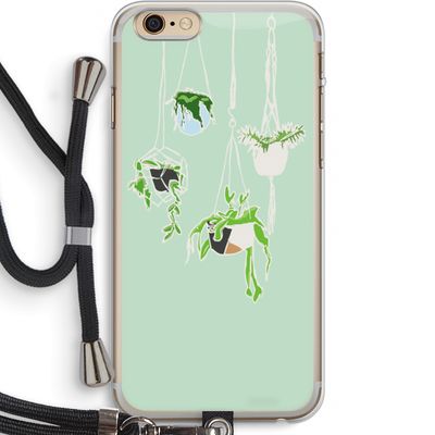 Hang In There: iPhone 6 PLUS / 6S PLUS Transparant Hoesje met koord