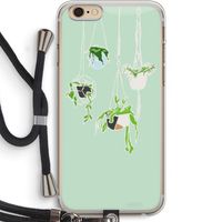 Hang In There: iPhone 6 PLUS / 6S PLUS Transparant Hoesje met koord