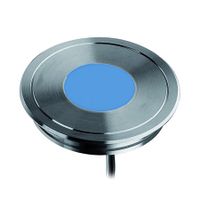 Klemko LED Lumiko Titus vloerspot Blauw RVS IP68 867505