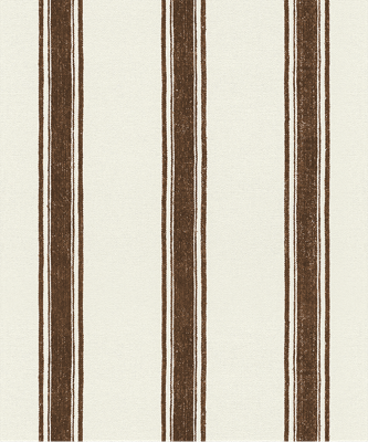 Geometrisch behang verticale lijnen bruin