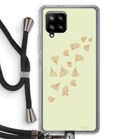 Falling Leaves: Samsung Galaxy A42 5G Transparant Hoesje met koord Falling Leaves: Samsung Galaxy A42 5G Transparant Hoesje met koord