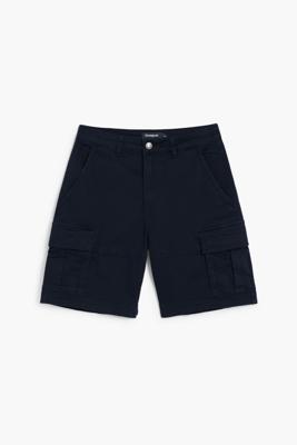 Cargo bermuda met zakken - BLUE - 36