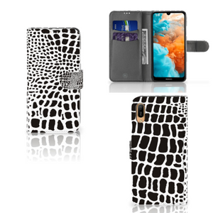 Huawei Y6 (2019) Telefoonhoesje met Pasjes Slangenprint