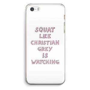 Christian Grey: iPhone 5 / 5S / SE Transparant Hoesje