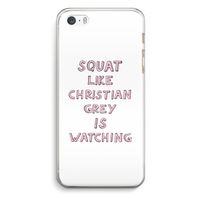 Christian Grey: iPhone 5 / 5S / SE Transparant Hoesje