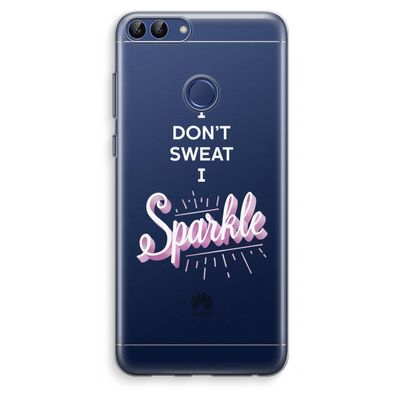 Sparkle quote: Huawei P Smart (2018) Transparant Hoesje