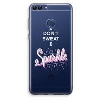 Sparkle quote: Huawei P Smart (2018) Transparant Hoesje