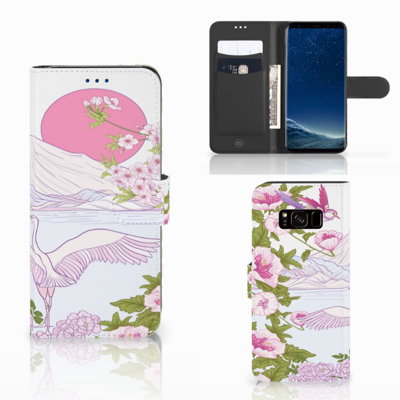 Samsung Galaxy S8 | Telefoonhoesje | Met pasjeshouder | Bird Standing