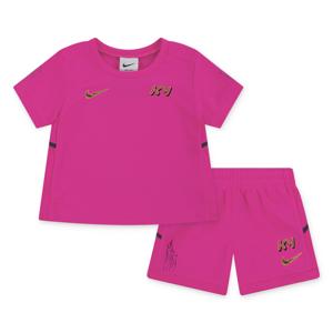 Nike Kylian Mbappé Academy 25 Trainingsset Kleuters Roze Goud Zwart
