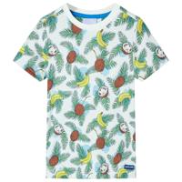VidaXL Kindershirt met korte mouwen 128 meerkleurig