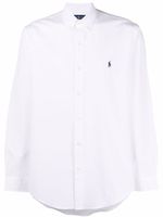 Polo Ralph Lauren chemise à motif Polo Pony brodé - Blanc