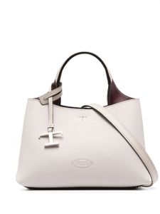 Tod's mini sac à bandoulière à breloque logo - Gris