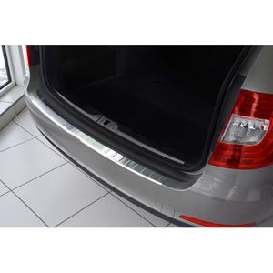 RVS Bumper beschermer passend voor Skoda Superb Combi 2013-2015 'Ribs' AV235774