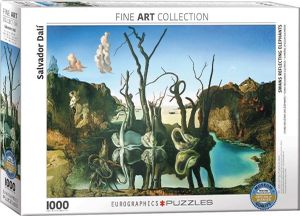 Salvador Dali Puzzel 1000 Stukjes Elephants