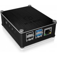 ICY BOX IB-RP110 behuizing voor Raspberry Pi 4 zwart