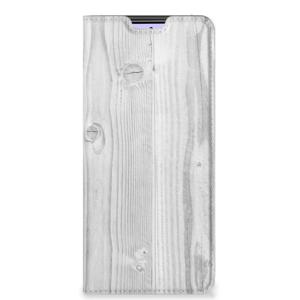 Xiaomi Redmi Note 10 Pro Book Wallet Case White Wood