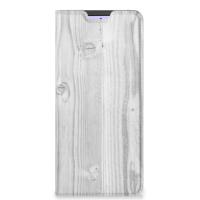 Xiaomi Redmi Note 10 Pro Book Wallet Case White Wood