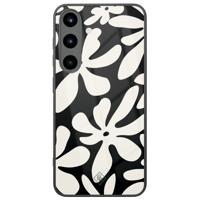 Samsung Galaxy S25 glazen hardcase - Noir bloom