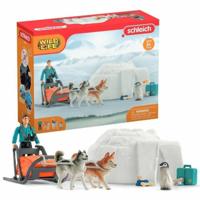 Playset Schleich 42558 Wild Life Antarctica Expedition Set 16 Onderdelen 19 Onderdelen