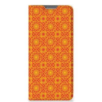 OPPO Find X5 | Hoesje met Magneet | Batik Oranje