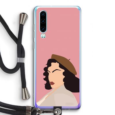 Confidence: Huawei P30 Transparant Hoesje met koord