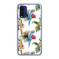 Kleurrijke papegaaien: Xiaomi Redmi 9T Transparant Hoesje